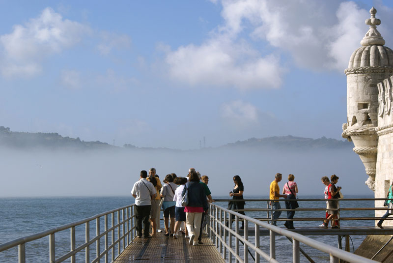 Lisbona, brume a Belém