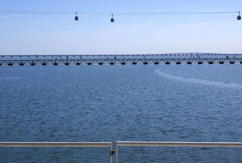 Lisbona, Parco delle Nazioni e fiume Tago