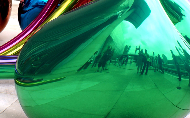 Bilbao '08 , Guggenheim, Tulipani di Jeff Koons