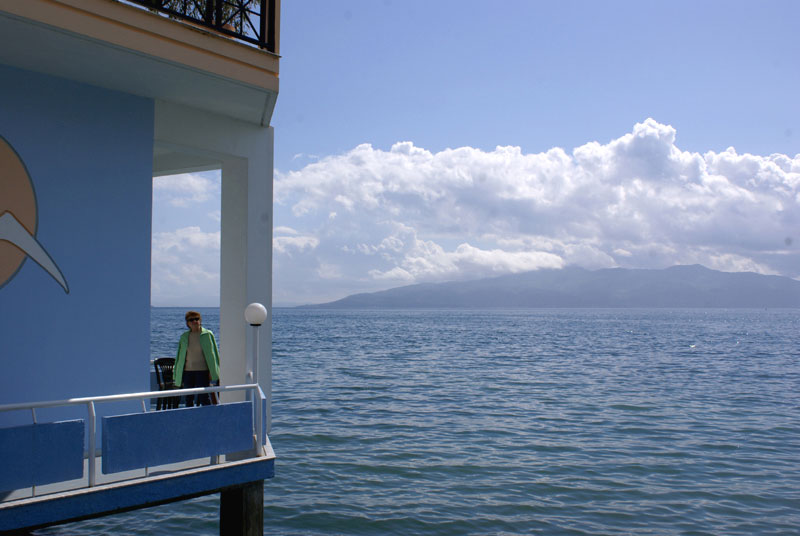 Albania, Saranda. Sullo sfondo Corfù