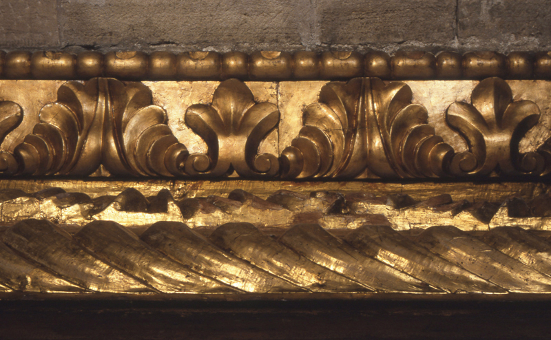 Basilica di San Nicola, particolare del soffitto