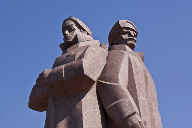 Riga, memoriale dei fucilieri lettoni