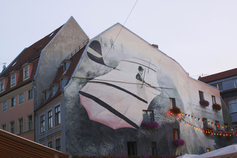 Riga, murale