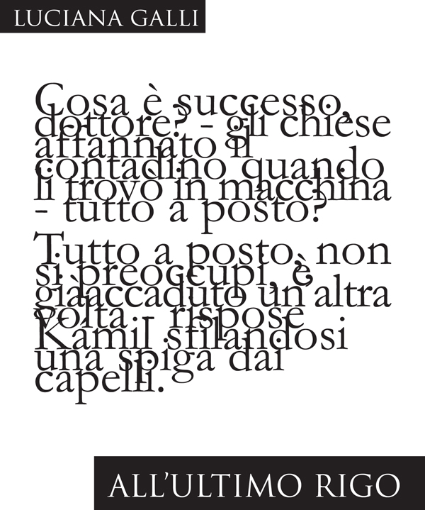 "All'ultimo rigo", copertina di Geppi De Liso