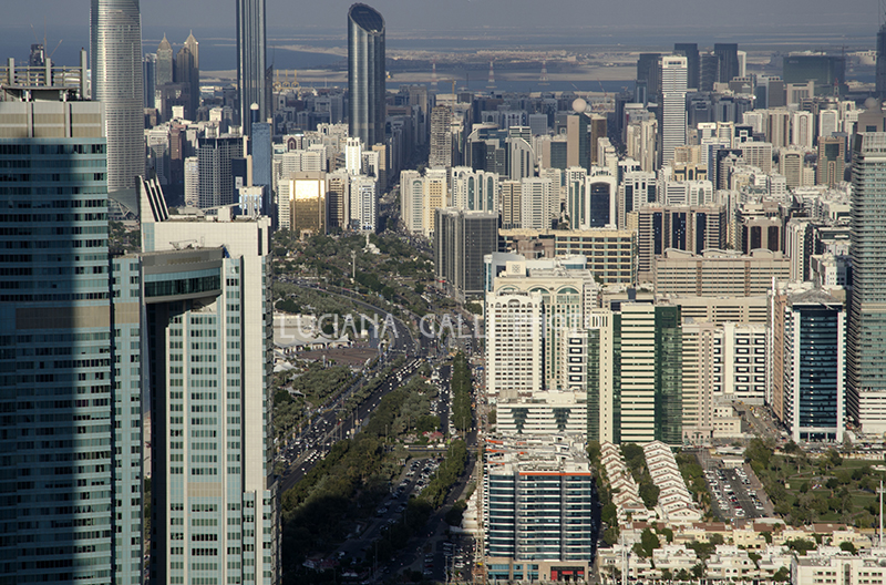 Abu Dhabi, panorama dalle Etihad Towers